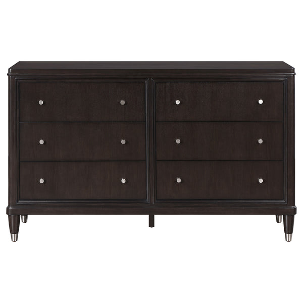 Coaster Emberlyn 6-Drawer Dresser Brown
