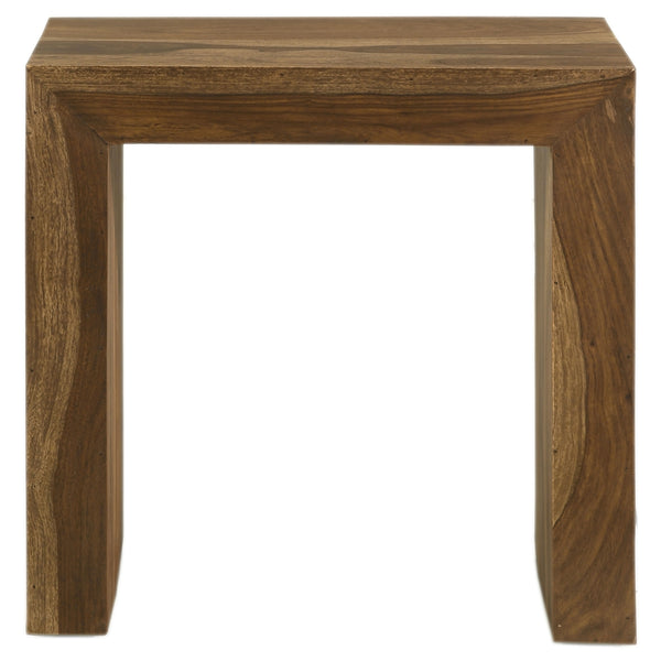 Coaster Odilia Rectangular Solid Wood End Table Auburn