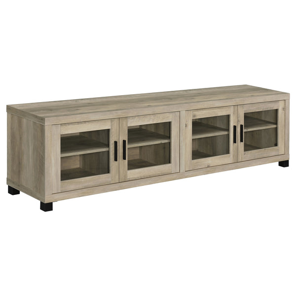 Coaster Sachin 3-Piece 79 Inch TV Entertainment Center Antique Pine
