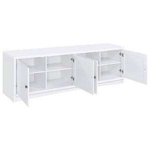 Coaster Laughlin 3-Piece Entertainment Center with Gunmetal