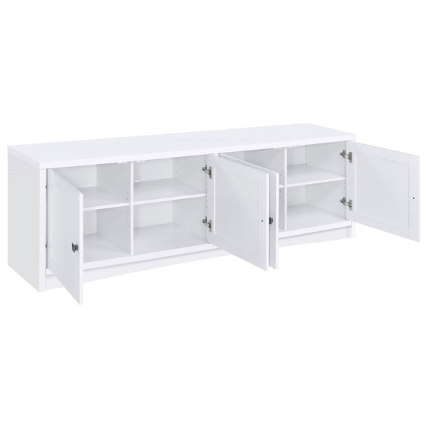 Coaster Laughlin 3-Piece Entertainment Center with Gunmetal