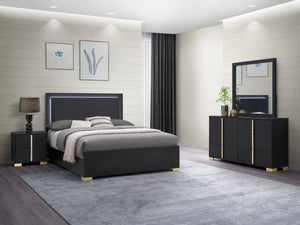 Coaster Marceline 4-Piece Queen Bedroom Set Black