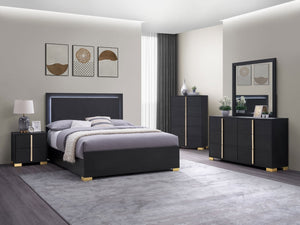Coaster Marceline 5-Piece Queen Bedroom Set Black
