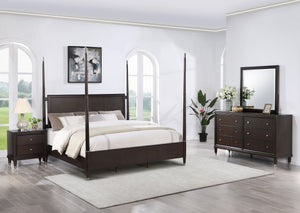 Coaster Emberlyn 4-Piece Queen Bedroom Set Brown