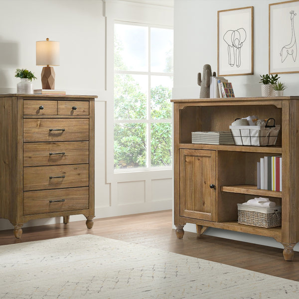 westwood baby highland bookcase in sand dune