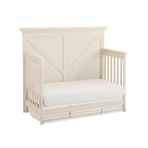 westwood baby westfield convertible crib in brushed white