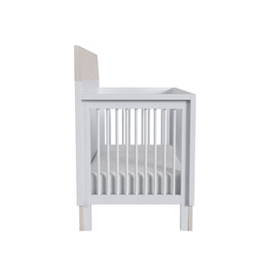 westwood baby rowan convertible crib in ash linen