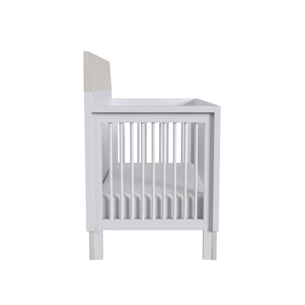 westwood baby rowan convertible crib in ash linen