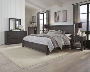 aspenhome mill creek 1-drawer nightstand in carob