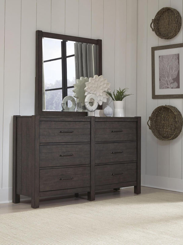 aspenhome mill creek dresser in carob