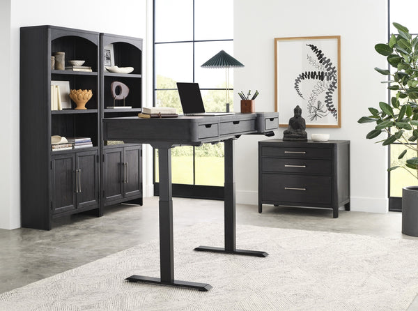 aspenhome sloane workstation/combo file in mink