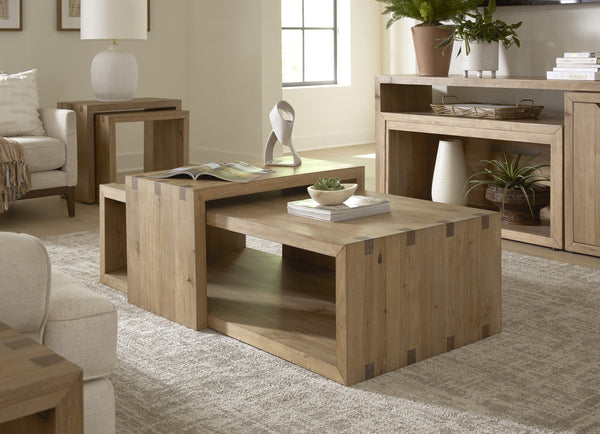 aspenhome lyndon cocktail table in light cashmere