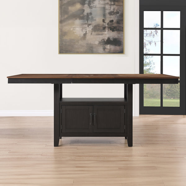 Steve Silver Bermuda Storage Counter-Height Table In Black & Arcadia