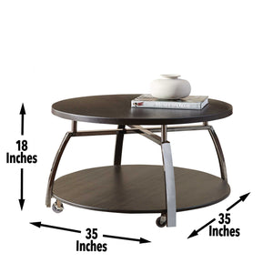 Steve Silver Coham 3-Piece Cocktail Table & 2 End Tables Set In Brown