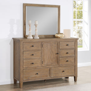 Steve Silver Riverdale Driftwood Dresser & Mirror Set