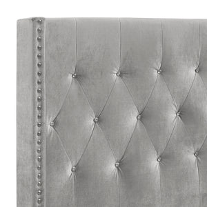 New Classic Huxley Queen Complete Bed in Gray