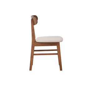 New Classic Morocco Upholstered Dining Chair with Natural Seat Cushion