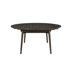 New Classic Rex 65-Inch Round Table With Self Storing Leaves in Walnut
