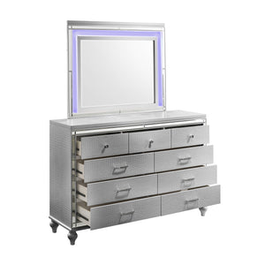 New Classic Valentino Lighted Mirror in Silver