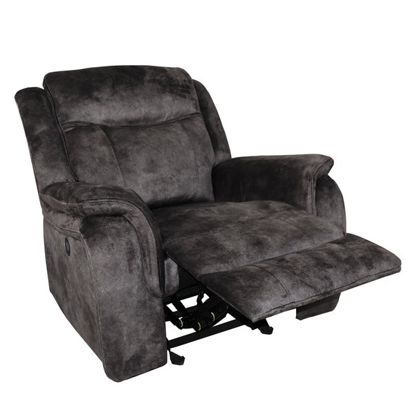 New Classic Park City Glider Recliner with Power Footrest in Slate