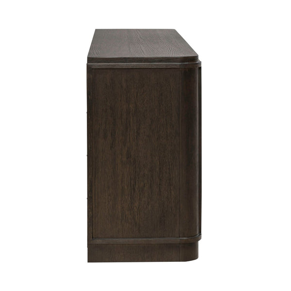 Liberty Furniture City View Coffee Bean 82-Inch TV Console with Adjustable Shelves