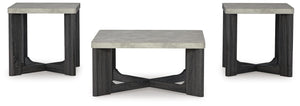 Sharstorm 3-Piece Occasional Table Set Two-tone Gray