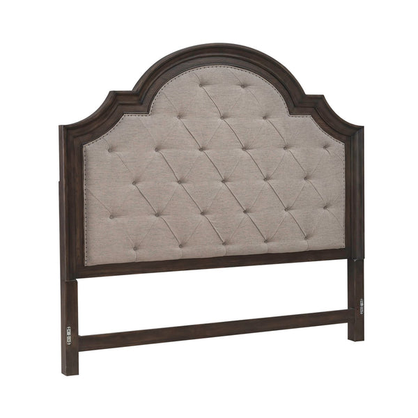 Liberty Furniture Paradise Valley Saddle Brown California King Upholstered Bed