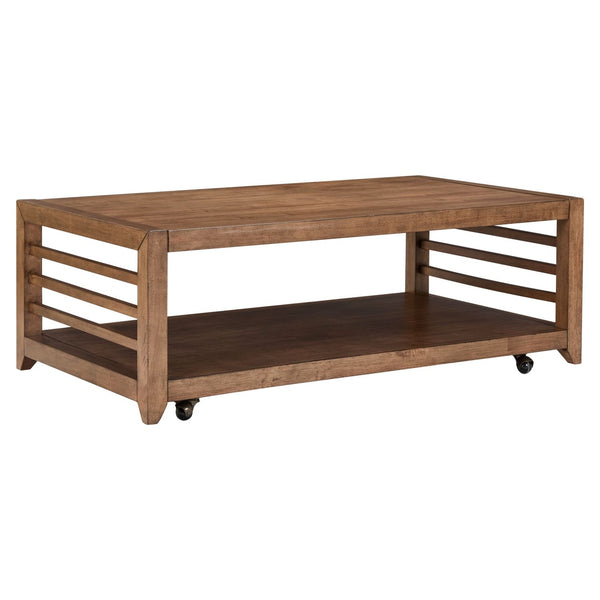 Liberty Furniture Shaker Lakes Harvest Brown 3-Piece Cocktail Table & 2 End Tables Set