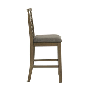 Liberty Furniture Brook Bay Sandstone Upholstered Ladderback Counter Chair