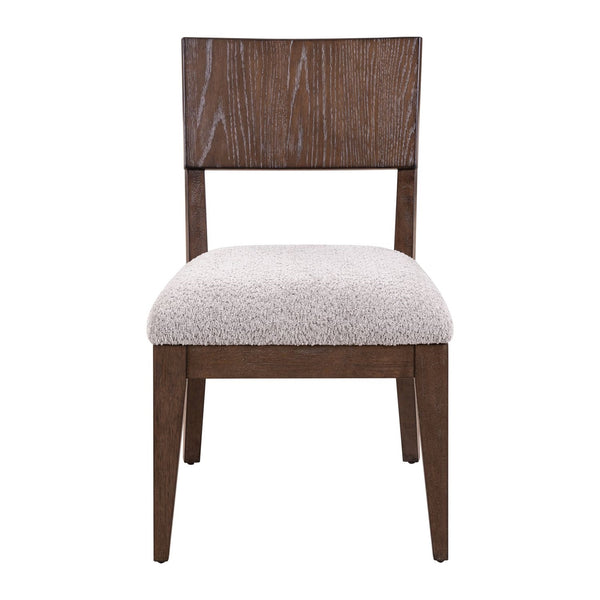 Liberty Furniture Cascade Falls Satin Espresso Panel Back Upholstered Side Chair