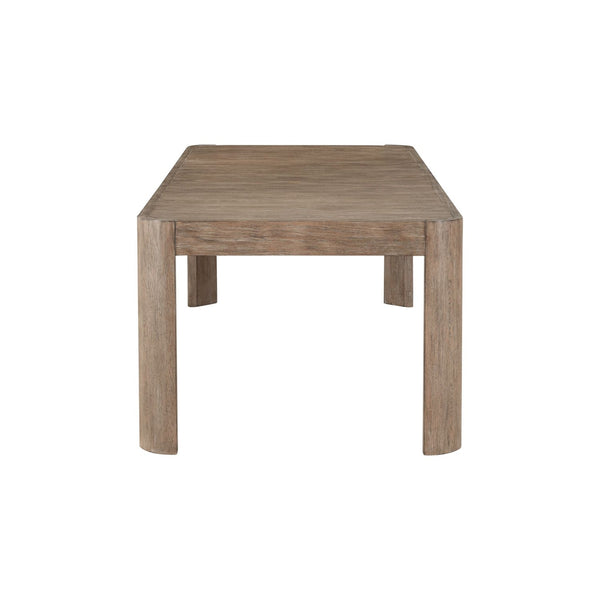 Liberty Furniture South Bend Burnished Clay Rectangular Leg Dining Table with 24-Inch Leaf