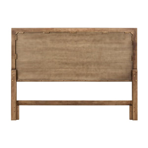 Liberty Furniture Shaker Lakes Harvest Brown King Panel Headboard with Wide Picture Frame Molding