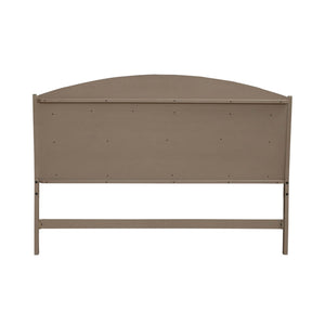 Liberty Furniture Avalon Burnished Beige Queen Upholstered Headboard with Nail Head Trim