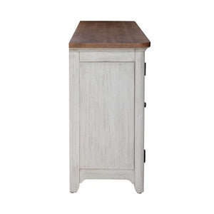 Liberty Furniture Fireplace TV 80-Inch Console with 2 Doors & 2 Drawers