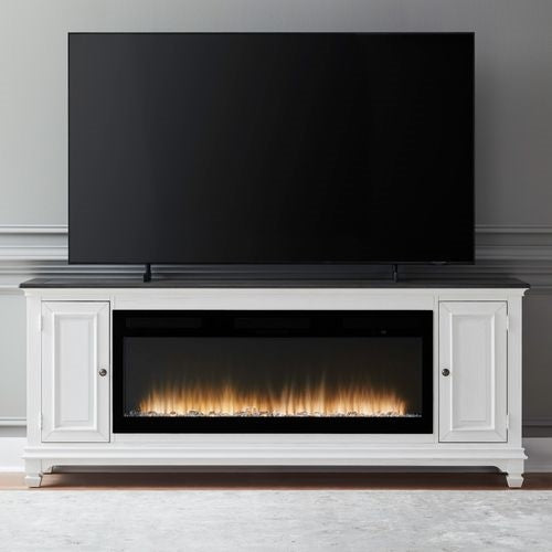 Liberty Furniture Fireplace TV 80-Inch Console With Infinity Firebox