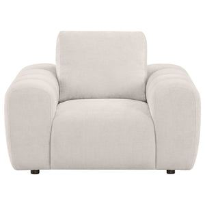 Coaster Burnett Chenille Upholstered Accent Chair Ivory