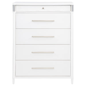 Coaster Gracemont 5-Drawer Bedroom Chest Of Drawers White