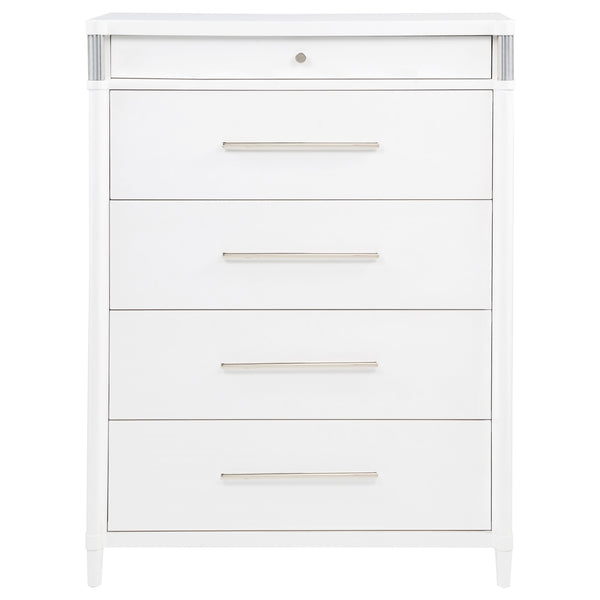 Coaster Gracemont 5-Drawer Bedroom Chest Of Drawers White