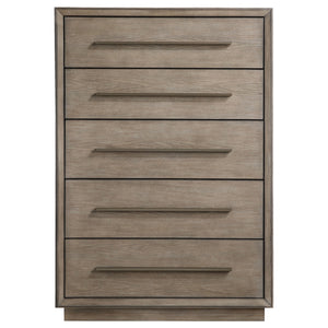 Coaster Durango 5-Drawer Bedroom Chest Taupe Oak