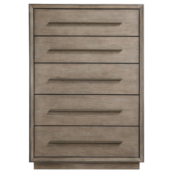 Coaster Durango 5-Drawer Bedroom Chest Taupe Oak