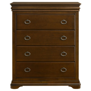 Coaster Garland 4-Drawer Bedroom Chest Of Drawers Brown Cherry