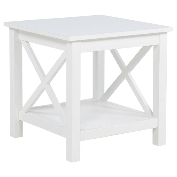 Coaster Skyview 3-Piece Rectangular Lift Top Coffee Table Set White
