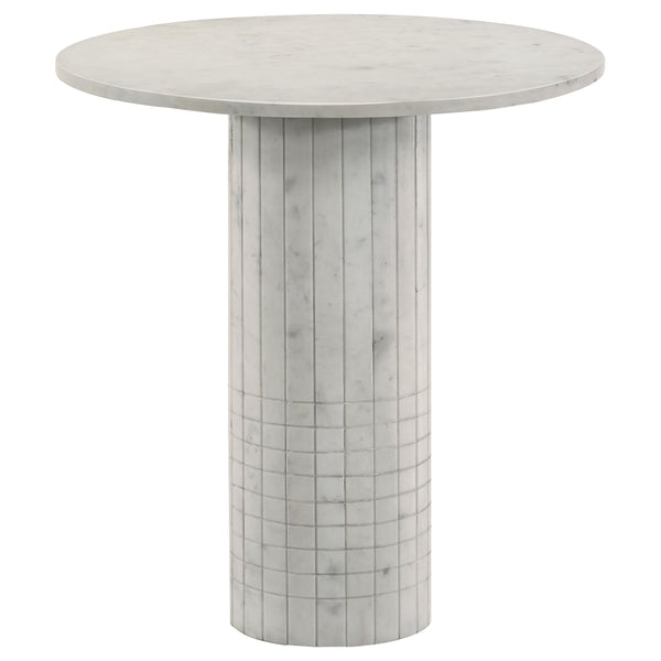 Coaster Astoria 3-Piece Marble Coffee & End Table Set White