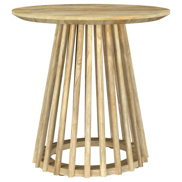 Coaster Touhy 2-Piece Round Coffee & End Table Set Natural Mango