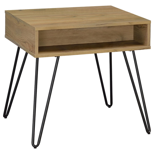 Coaster Fanning 2-Piece Lift Top Coffee & End Table Set Golden Oak