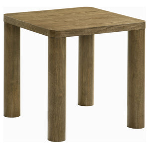 Coaster Castlewood 2-Piece Cocktail Coffee Table Set Brown Oak