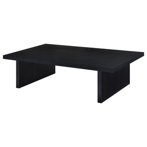 Coaster Max Rectangular Engineered Laminate Coffee Table Black