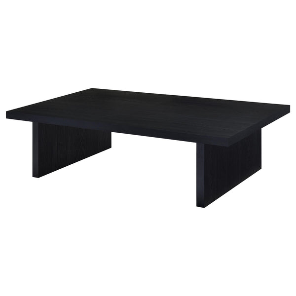 Coaster Max Rectangular Engineered Laminate Coffee Table Black
