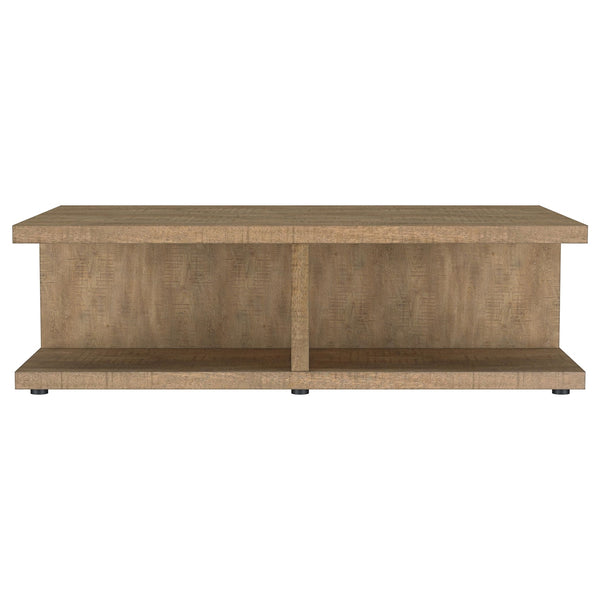Coaster Cortona Square Engineered Wood Cocktail Coffee Table Mango
