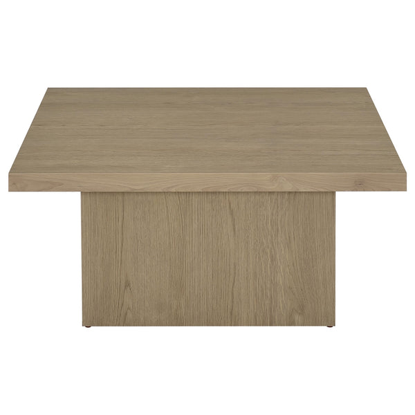 Coaster Devar Square Engineered Wood Cocktail Coffee Table Latte
